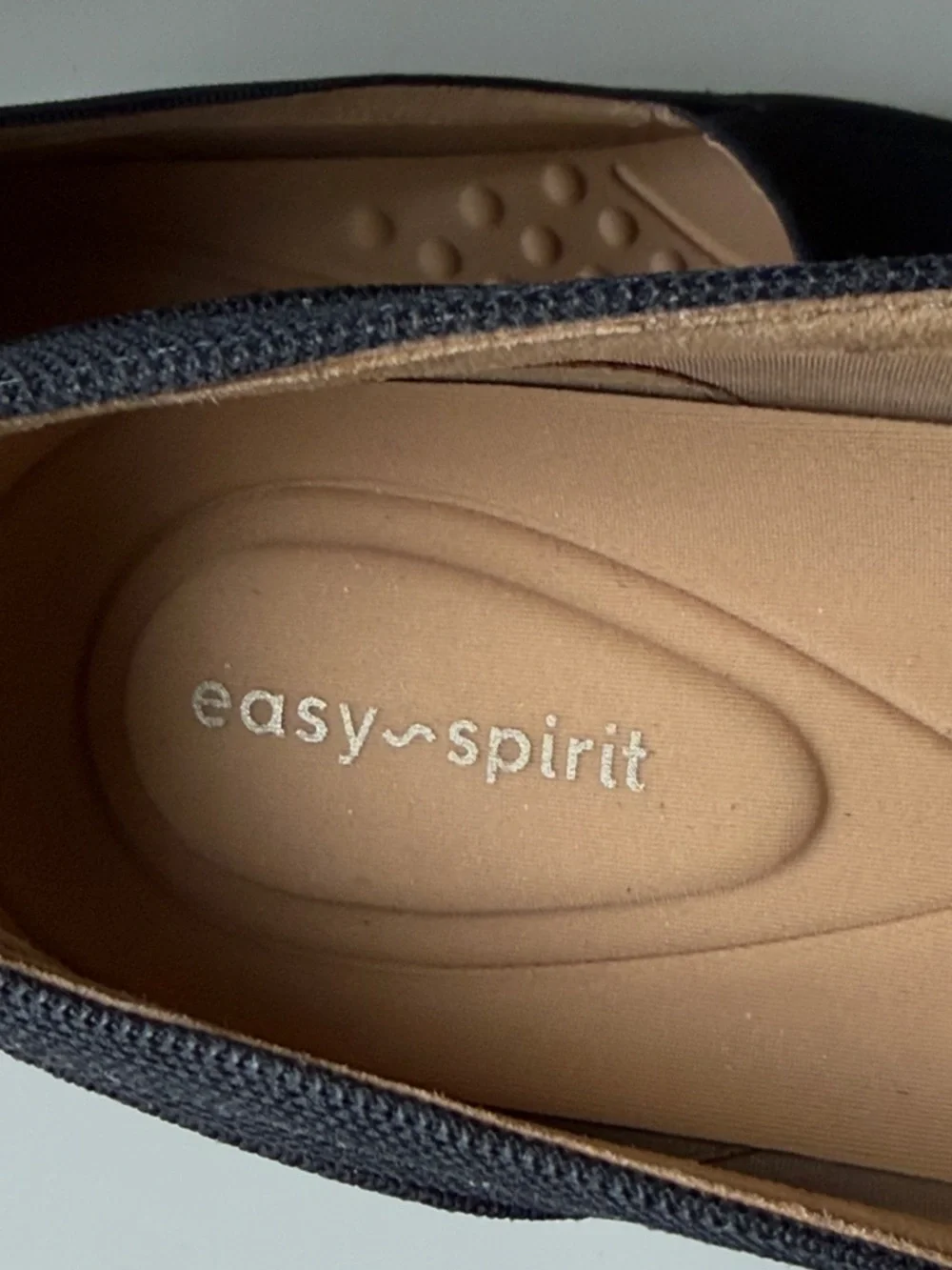 Easy Spirit Devitt women's slip-on loafers Orthotic Friendly Blue EUC